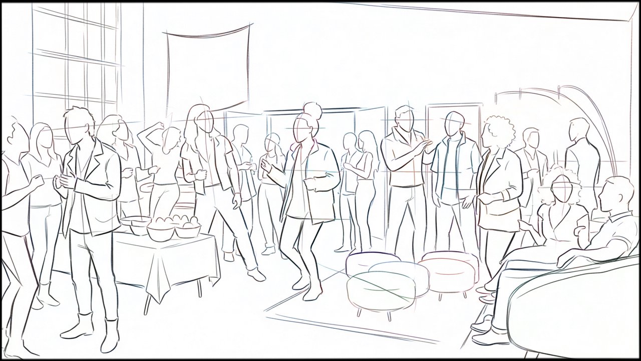 Roughs - storyboard frame 7 by Dakota Warren